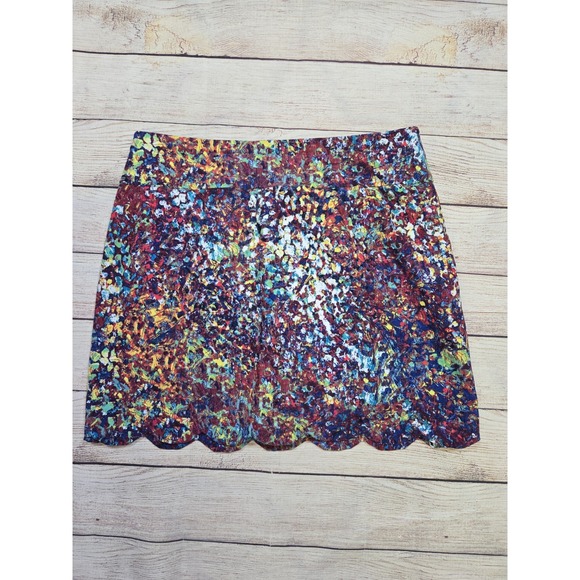 Attyre NYC Multicolor Skort/ Miniskirt Women's size 8 Golf Tennis Athletic - Picture 6 of 6